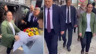 İYİ Parti'den aday olan Alparslan Türkeş'in kızı sahaya indi! Hem de 'Türkeş Türkeş Gelecek' şarkısıyla