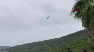 MUĞLA'DA, YANGIN SÖNDÜRME HELİKOPTERİ SİKORSKY T-70'DEN DENEME UÇUŞU