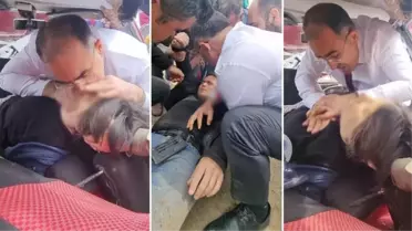 Afyonkarahisar'da trafik kazası! AK Partili aday, seçim gezisini yarıda bırakarak yaralılara yardım etti