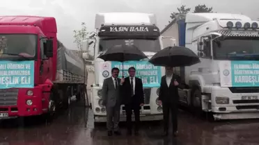 Yıldırım Belediyesi, Depremzedelere Yardım Tırlarını Uğurladı