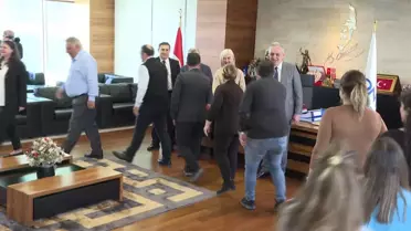 Konyaaltı Belediye Başkanı Semih Esen Personeliyle Bayramlaştı