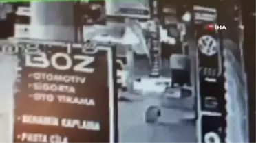 İzmir'de 15 yaşındaki sürücünün karıştığı kaza kamerada