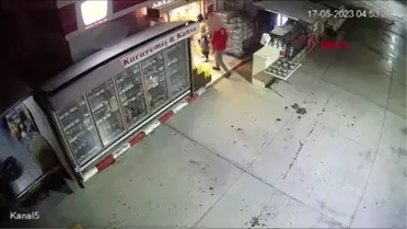 Konya'da Akaryakıt İstasyonu Marketi Soygunu