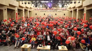 Niğde Belediyesi, 23 Nisan Ulusal Egemenlik ve Çocuk Bayramı'nı kutlamak için '23 Nisan Çocuk Sirki' etkinliği düzenledi