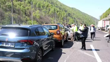 Bolu Dağı Tüneli Çıkışında Zincirleme Kaza: 4 Araç Karıştı