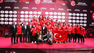 Türkiye Güreş Milli Takımı 17 madalya ile Avrupa Şampiyonasına damga vurdu