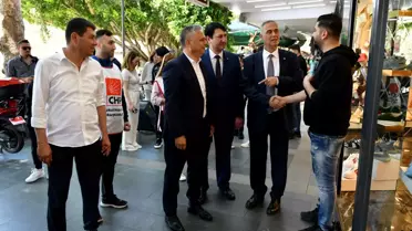 Muratpaşa Belediye Başkanı Uysal, Esnafla Buluştu, Yağlı Pehlivan Güreşleri'ne Davet Etti