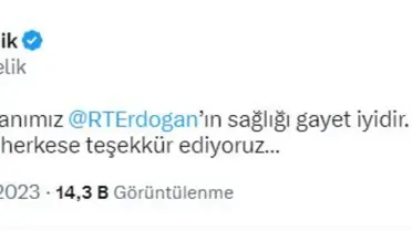 Cumhurbaşkanı Erdoğan rahatsızlandı, ancak sağlığı iyi