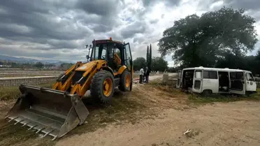 Nazilli Belediyesi, Sevindikli Mahallesindeki mezarlıkta çalışma yaptı