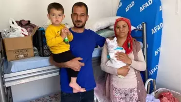 Depremzedelerin Konteyner Kentinde İlk Bebek Dünyaya Geldi