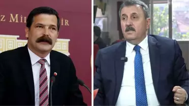 BBP lideri Mustafa Destici'ye canlı yayında 'Tito artığı' sözleri hatırlatılınca masaya vura vura konuştu