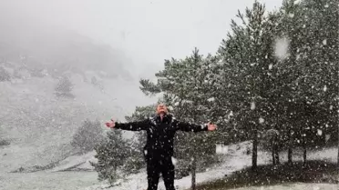 Sivas'ta Mayıs Ayında Kar Yağışı