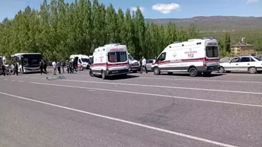Bingöl'de Özel Halk Otobüsü ve Minibüs Çarpıştı: 14 Yaralı