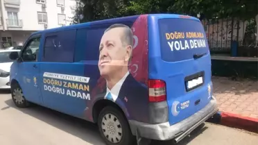 İlçe Seçim Kurulu, Erdoğan'ın Seçim Kanunu'nu İhlal Eden Türk Bayraklı Görselinin Kaldırılmasına Karar Verdi