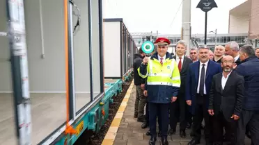 Sakarya Büyükşehir Belediyesi Yardım Treniyle Deprem Bölgesine 50 Konteyner Daha Gönderdi