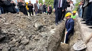 AK Parti Genel Sekreter Yardımcısı Cem Şahin doğalgaz çalışmalarına destek verdi