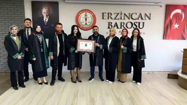 Erzincan Barosu'nda Stajını Tamamlayan Avukatlar Meslek Hayatına Adım Attı
