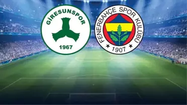 Giresunspor-Fenerbahçe maç kadroları belli oldu, işte 11'ler
