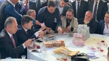 2 gün boyunca devam eden aşiret düğününde damada 5 milyon 300 bin TL, geline 15 kilo altın takıldı