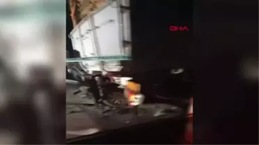 Antalya'da Kırmızı Işıkta Bekleyen Kamyon Arkadan Çarptı: 1 Ölü