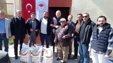 Çavdarhisar İlçe Tarım ve Orman Müdürlüğü, 356 çiftçiye 24 ton nohut tohumu dağıttı