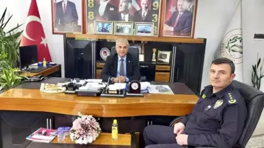 Bilecik İl Emniyet Müdürü ve Belediye Başkanı bir araya geldi