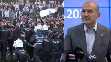 Canlı yayında açıklamalarda bulunan Bakan Soylu, Erzurum'daki saldırıya karışanlarla ilgili açıklama: Orada kafamızı karıştıran bir uzman çavuş var