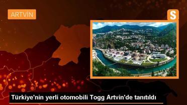 Türkiye'nin yerli otomobili Togg Artvin'de tanıtıldı