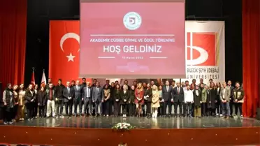 BŞEÜ'de 'Akademik Cübbe Giyme ve Ödül Töreni' yapıldı