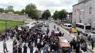 Türkiye'nin yerli otomobili Togg Selimiye Meydanı'nda görücüye çıktı