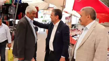 Gölpazarı Belediye Başkanı Pazarda Vatandaşlarla Buluştu