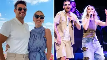 Şarkıcı Hadise, eski eşi Mehmet Dinçerler ile çektirdiği fotoğrafın aynısını Murda'yla da verdi