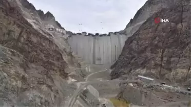 Yusufeli Barajı'nda elektrik üretim için son 60 metre