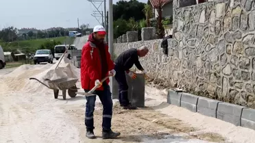Menderes Belediyesi Görece'de Kilit Parke Çalışması Tamamladı