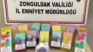 Kdz. Ereğli'de kaçak elektronik sigara ele geçirildi