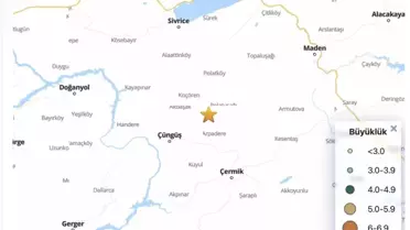 Diyarbakır Çüngüş'te 4.2 Büyüklüğünde Deprem Oldu