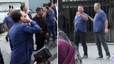 İmamoğlu, İkitelli'deki yangın yerinde incelemelerde bulundu, vatandaş isyan etti: Haydi tatile