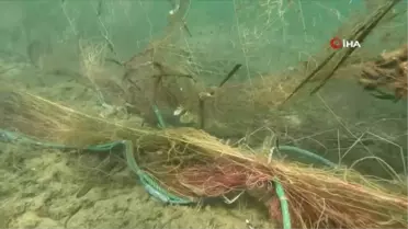 50 bin metrekare hayalet ağ denizlerden arındırıldı