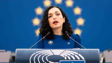 Kosova Cumhurbaşkanı Osmani, Avrupa Parlamentosu'na hitap eden ilk cumhurbaşkanı oldu