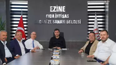 Ayvalık Gıda İhtisas OSB heyeti Ezine Gıda İhtisas OSB'ni ziyaret etti