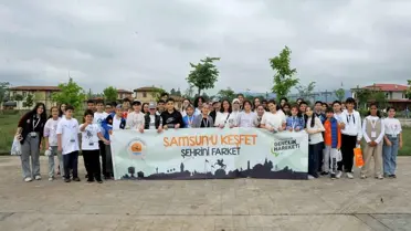 Samsun'u Keşfet Şehrini Fark Et Projesi ile Gençler Şehri Keşfediyor