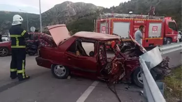 Amasya'da Kavşakta Kaza: 1'i Ağır 5 Yaralı