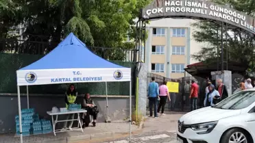 Kartal Belediyesi, YKS sınavında öğrencileri yalnız bırakmadı