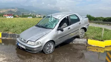 Manisa'da trafik kazası: 4 kişi yaralandı