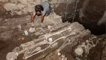 İznik'teki Tarihi Surlarda Arkeolojik Kazılarda İnsan İskeletleri Bulundu