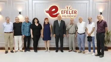 Efeler Belediyesi Kültür Yayınları yazarları Başkan Atay ile buluştu