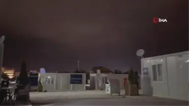 Malatya'da Şimşekler Gökyüzünü Aydınlattı