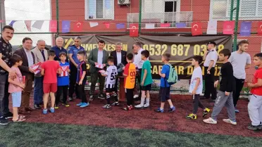 Salıpazarı'nda Yaz Spor Okulları İçin Tören Düzenlendi