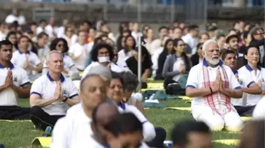 Hindistan Başbakanı Modi, BM Genel Merkezi'nde Yoga Günü etkinliğine katıldı