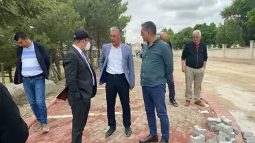 Kırşehir Belediye Başkanı Ekicioğlu, Bağbaşı Mahallesi'nde saha çalışmalarını inceledi